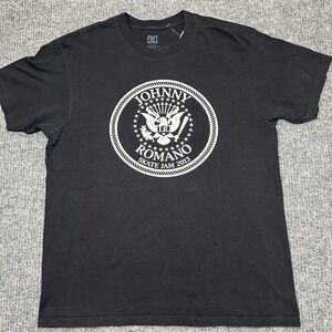 Rare 2013 DC Skate‎ Jam Johnny Romano Memory Shirt Size Large Skateboarding